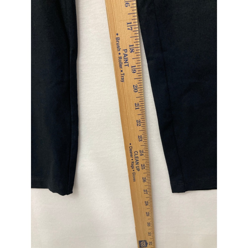 New Susan Graver Weekend Pants 2X Black Red Stripe Ankle Stretch Pull-on - Picture 6 of 8